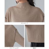 シーズンムード高まる配色の魅力。配色リブニットボトルネックセーター セーター | HAPPY急便 by VERITA.JP | 詳細画像22 