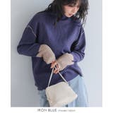 シーズンムード高まる配色の魅力。配色リブニットボトルネックセーター セーター | HAPPY急便 by VERITA.JP | 詳細画像9 