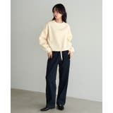 スタイルアップする、あったかアイテム。裾ドロスト裏起毛ショートトップス 裏起毛 | HAPPY急便 by VERITA.JP | 詳細画像16 