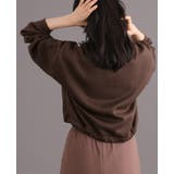 スタイルアップする、あったかアイテム。裾ドロスト裏起毛ショートトップス 裏起毛 | HAPPY急便 by VERITA.JP | 詳細画像7 