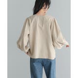 前後で使える2wayデザイン。ピーチボリュームスリーブブラウス ブラウス トップ… | HAPPY急便 by VERITA.JP | 詳細画像12 