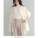 エクリュ | こなれ感を作るビッグシルエット。シアーゆったりブラウス シャツ 春ブラウス | HAPPY急便 by VERITA.JP