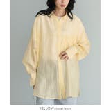 イエロー | こなれ感を作るビッグシルエット。シアーゆったりブラウス シャツ 春ブラウス | HAPPY急便 by VERITA.JP