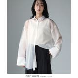 纏うだけで洗練される大人アイテム。ストライプチュールシアーブラウス シャツ 春ブ… | HAPPY急便 by VERITA.JP | 詳細画像10 