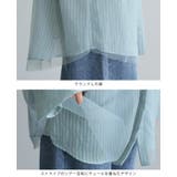 纏うだけで洗練される大人アイテム。ストライプチュールシアーブラウス シャツ 春ブ… | HAPPY急便 by VERITA.JP | 詳細画像20 