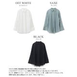 纏うだけで洗練される大人アイテム。ストライプチュールシアーブラウス シャツ 春ブ… | HAPPY急便 by VERITA.JP | 詳細画像3 