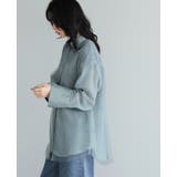 纏うだけで洗練される大人アイテム。ストライプチュールシアーブラウス シャツ 春ブ… | HAPPY急便 by VERITA.JP | 詳細画像7 