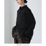 ブラック | 纏うだけで洗練される大人アイテム。ストライプチュールシアーブラウス シャツ 春ブ… | HAPPY急便 by VERITA.JP