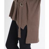 ベルトでコーデをクールに変える。フロントベルト付きニットチュニック ニット | HAPPY急便 by VERITA.JP | 詳細画像9