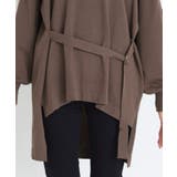 ベルトでコーデをクールに変える。フロントベルト付きニットチュニック ニット | HAPPY急便 by VERITA.JP | 詳細画像10