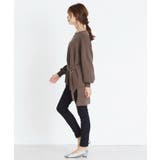 ベルトでコーデをクールに変える。フロントベルト付きニットチュニック ニット | HAPPY急便 by VERITA.JP | 詳細画像13