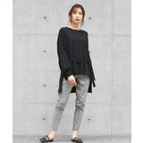 ベルトでコーデをクールに変える。フロントベルト付きニットチュニック ニット | HAPPY急便 by VERITA.JP | 詳細画像15