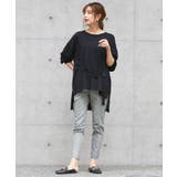 ベルトでコーデをクールに変える。フロントベルト付きニットチュニック ニット | HAPPY急便 by VERITA.JP | 詳細画像16