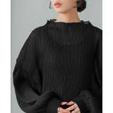 立体感で魅せる大人のプリーツ。ランダムプリーツボトルネックトップス ブラウス ト… | HAPPY急便 by VERITA.JP | 詳細画像11 