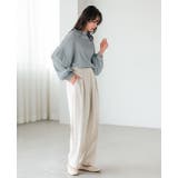 立体感で魅せる大人のプリーツ。ランダムプリーツボトルネックトップス ブラウス ト… | HAPPY急便 by VERITA.JP | 詳細画像17 