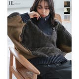 旬のあったかニット。配色ハーフジップニット ニット セーター | HAPPY急便 by VERITA.JP | 詳細画像1 