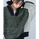 旬のあったかニット。配色ハーフジップニット ニット セーター | HAPPY急便 by VERITA.JP | 詳細画像18 