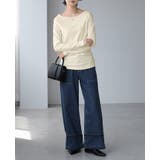 いつもの日常に、ちょっとの抜け感。ボートネックトップス カットソー ロンT | HAPPY急便 by VERITA.JP | 詳細画像12 