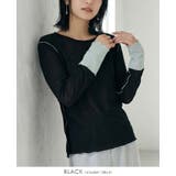 彩りカラーが映える、大人トップス。袖配色シアートップス カットソー ロンT | HAPPY急便 by VERITA.JP | 詳細画像10 