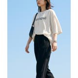 ひんやり快適。接触冷感ジョーゼットロゴＴシャツ tシャツ トップス | HAPPY急便 by VERITA.JP | 詳細画像8 