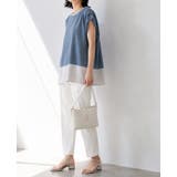 ひんやり快適。接触冷感ジョーゼット配色肩タックトップス ブラウス UVカット | HAPPY急便 by VERITA.JP | 詳細画像11