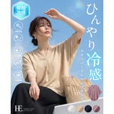 ひんやり快適。接触冷感ウェーブジョーゼットスキッパーブラウス シャツ ブラウス | HAPPY急便 by VERITA.JP | 詳細画像1 
