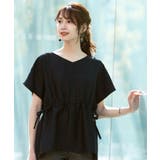 ブラック | キュッと引き締め、美シルエット。ウエストドロストプルオーバー プルオーバー | HAPPY急便 by VERITA.JP