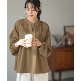 ラクにキレイめコーデを作る。梨地ピンタックブラウス ブラウス プルオーバー | HAPPY急便 by VERITA.JP | 詳細画像13 