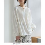 オフホワイト | ラクにキレイめコーデを作る。梨地ピンタックブラウス ブラウス プルオーバー | HAPPY急便 by VERITA.JP
