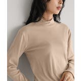 ベージュ | まるでマシュマロのよう。ストレッチフリースハイネックカットソー カットソー ロン… | HAPPY急便 by VERITA.JP