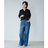 大人の抜け感。梨地スキッパーブラウス ブラウス シャツ | HAPPY急便 by VERITA.JP | 詳細画像20 