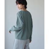 計算されたネックライン。梨地ボートネックトップス トップス プルオーバー | HAPPY急便 by VERITA.JP | 詳細画像10 