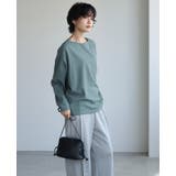 計算されたネックライン。梨地ボートネックトップス トップス プルオーバー | HAPPY急便 by VERITA.JP | 詳細画像12 