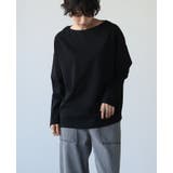 計算されたネックライン。梨地ボートネックトップス トップス プルオーバー | HAPPY急便 by VERITA.JP | 詳細画像14 