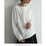 計算されたネックライン。梨地ボートネックトップス トップス プルオーバー | HAPPY急便 by VERITA.JP | 詳細画像17 