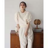 大人可愛いボリューム袖。パフスリーブ半袖ニットトップス ニット セーター | HAPPY急便 by VERITA.JP | 詳細画像11