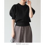 大人可愛いボリューム袖。パフスリーブ半袖ニットトップス ニット セーター | HAPPY急便 by VERITA.JP | 詳細画像12