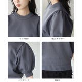 大人可愛いボリューム袖。パフスリーブ半袖ニットトップス ニット セーター | HAPPY急便 by VERITA.JP | 詳細画像21