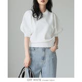 大人可愛いボリューム袖。パフスリーブ半袖ニットトップス ニット セーター | HAPPY急便 by VERITA.JP | 詳細画像4