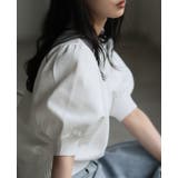 大人可愛いボリューム袖。パフスリーブ半袖ニットトップス ニット セーター | HAPPY急便 by VERITA.JP | 詳細画像7