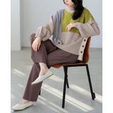 角度で異なる大人の差し色。パネル切替サイドボタンニット セーター ニット | HAPPY急便 by VERITA.JP | 詳細画像13 