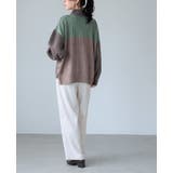 角度で異なる大人の差し色。パネル切替サイドボタンニット セーター ニット | HAPPY急便 by VERITA.JP | 詳細画像16 