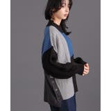 角度で異なる大人の差し色。パネル切替サイドボタンニット セーター ニット | HAPPY急便 by VERITA.JP | 詳細画像6 