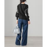 ラインで描く、華やぎニット。コード刺繍ニット ニット セーター | HAPPY急便 by VERITA.JP | 詳細画像16 