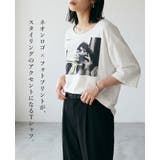 こなれ感を演出する大人プリント。フォトプリントプルオーバー tシャツ Tシャツ | HAPPY急便 by VERITA.JP | 詳細画像2