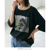 こなれ感を演出する大人プリント。フォトプリントプルオーバー tシャツ Tシャツ | HAPPY急便 by VERITA.JP | 詳細画像4