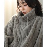 触れたくなるような柔らかさに夢中。ケーブルボアプルオーバー ボア トップス | HAPPY急便 by VERITA.JP | 詳細画像9