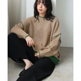 大人のカラーバランス。配色オーバーサイズニット セーター ニット | HAPPY急便 by VERITA.JP | 詳細画像10 