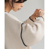 大人のカラーバランス。配色オーバーサイズニット セーター ニット | HAPPY急便 by VERITA.JP | 詳細画像17 