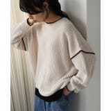 大人のカラーバランス。配色オーバーサイズニット セーター ニット | HAPPY急便 by VERITA.JP | 詳細画像18 